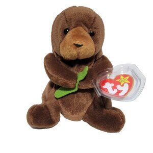 Ty Beanie Baby Seaweed The Otter NWT Retired 1995